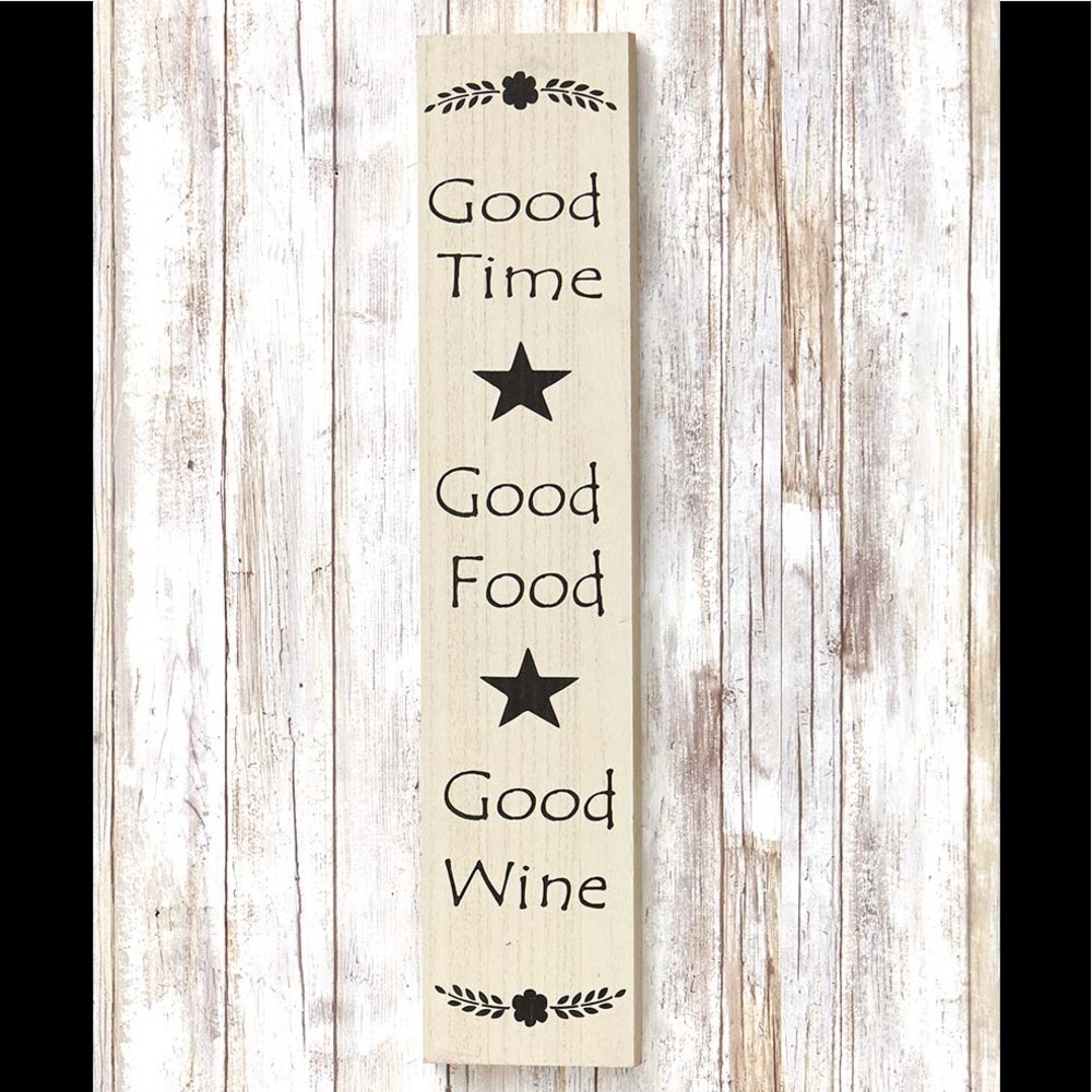 🆕Primitive Wall Signs Good Times